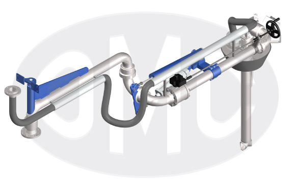 Long range top loading arm with vapour recovery system 2903